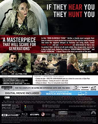 A Quiet Place (4K UHD + Blu-ray + Digital)