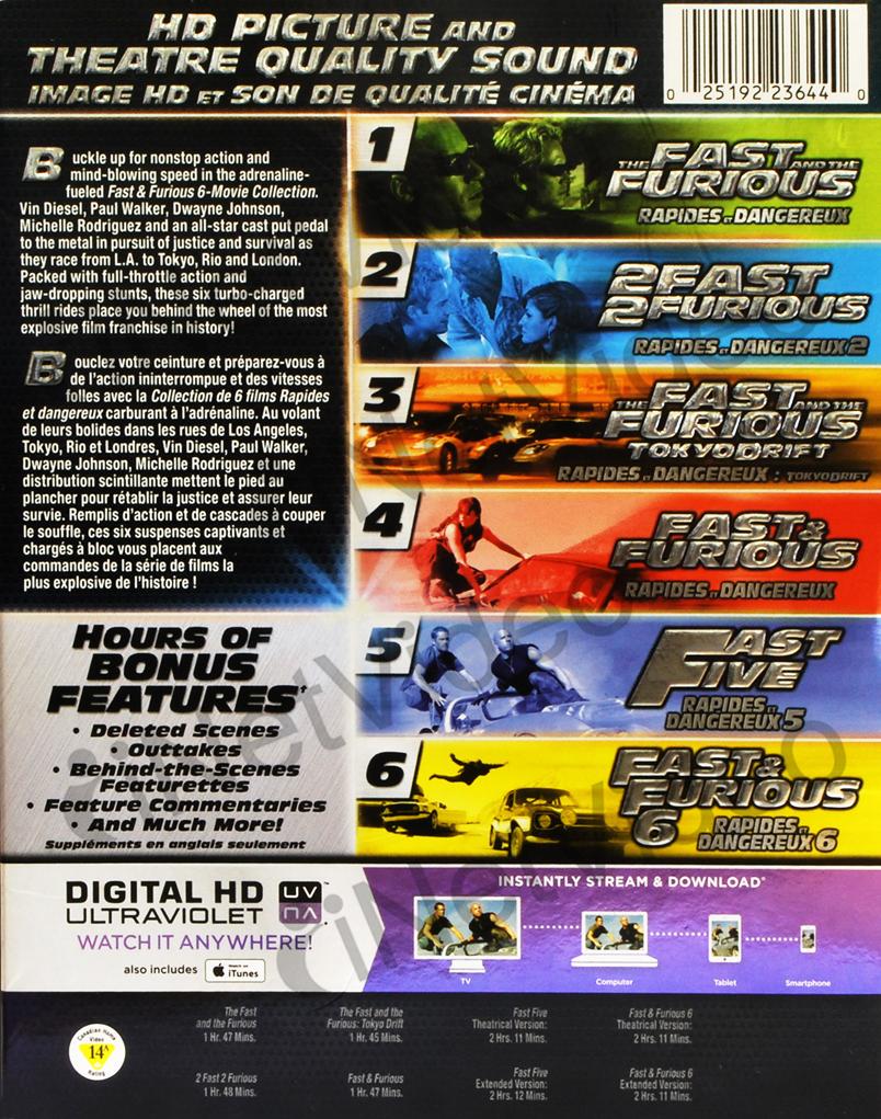 Fast & Furious 6-Movie Collection