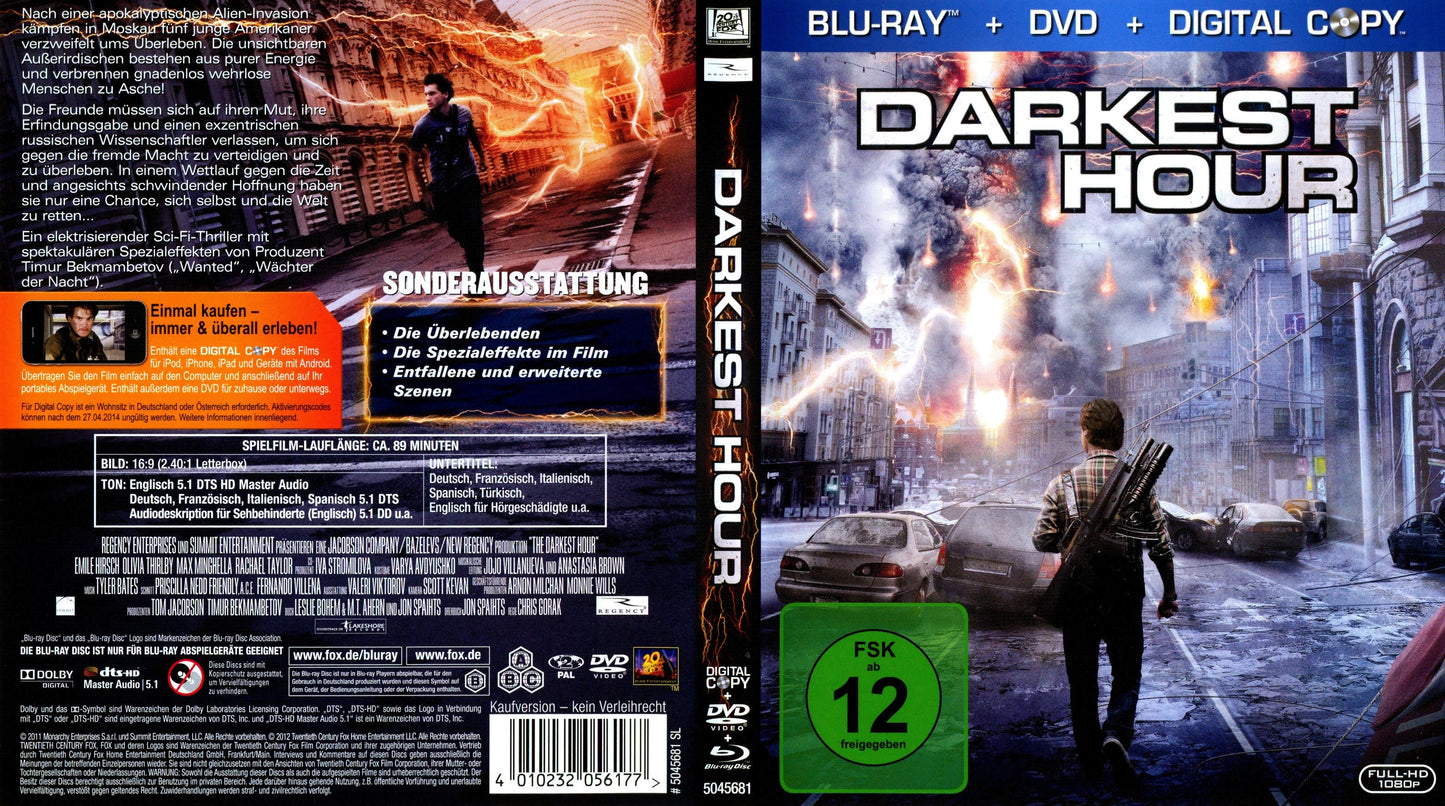 The Darkest Hour: Blu Ray