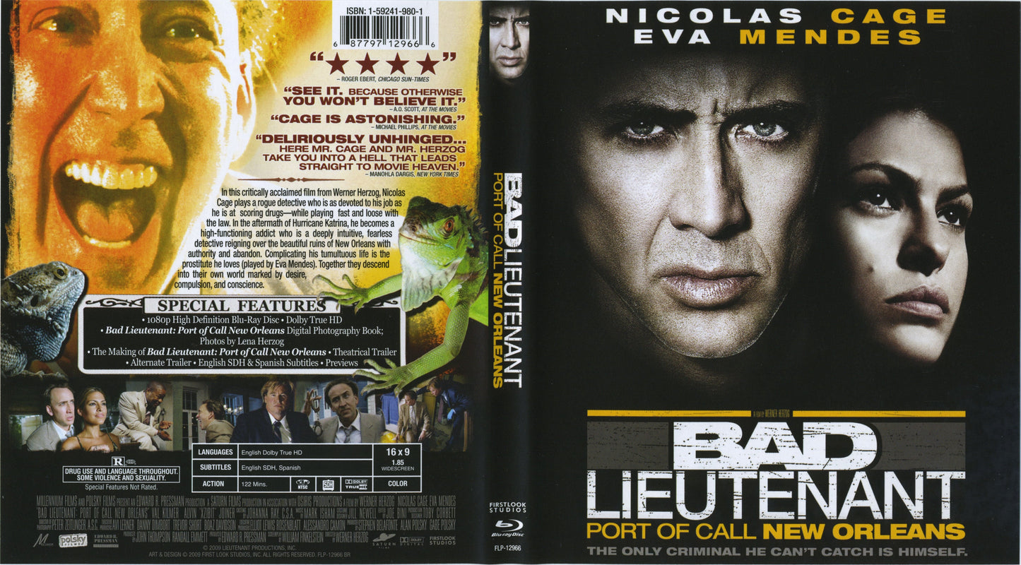 Bad Lieutenant: Port of Call New Orleans Blu-ray