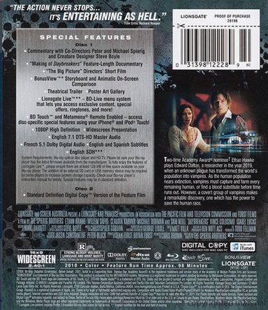 Daybreakers Blu-ray