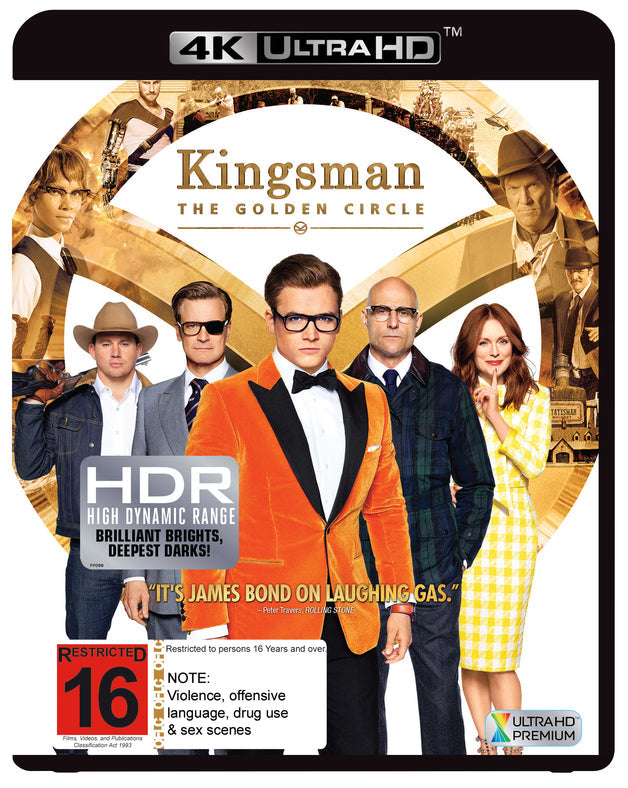 Kingsman: The Golden Circle  Blu-Ray 4K+Blu-Ray+Digital