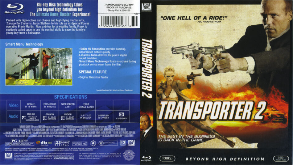 Transporter Blu-ray – Mybeststorepk