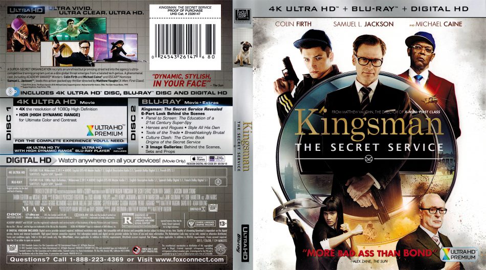 Kingsman: The Secret Service 4k Ultra HD  Blu-ray  Digital