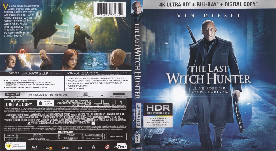 The Last Witch Hunter 4K Ultra HD + Blu-ray + Digital Copy