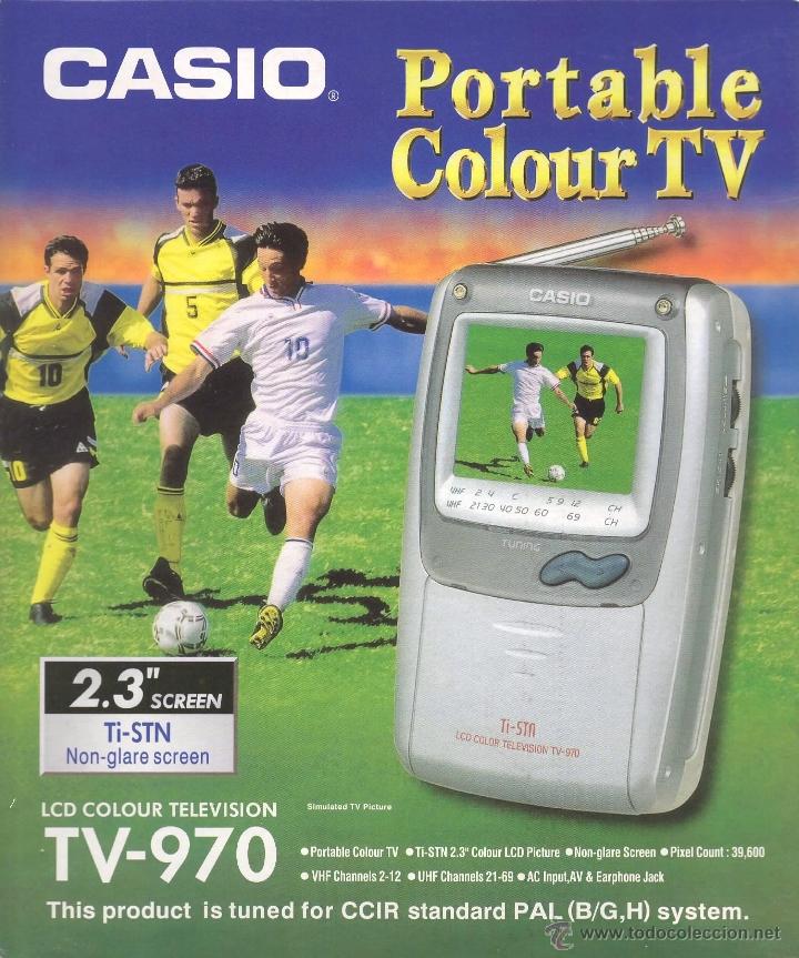 Casio TV-970 Handheld Colour TV 2.3" LCD