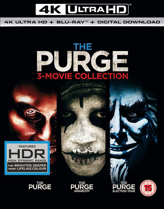 The Purge: 3-movie Collection 4K Ultra HD + Blu-Ray + Digital