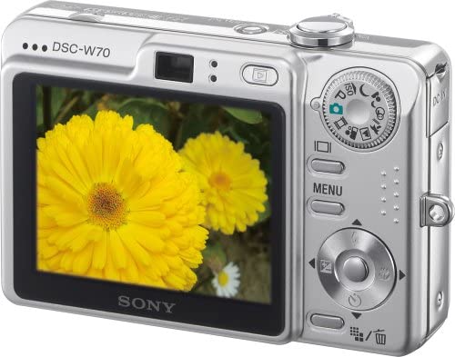 Sony Cybershot DSCW70 7.2MP Digital Camera
