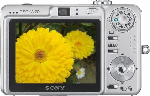 Sony Cybershot DSCW70 7.2MP Digital Camera