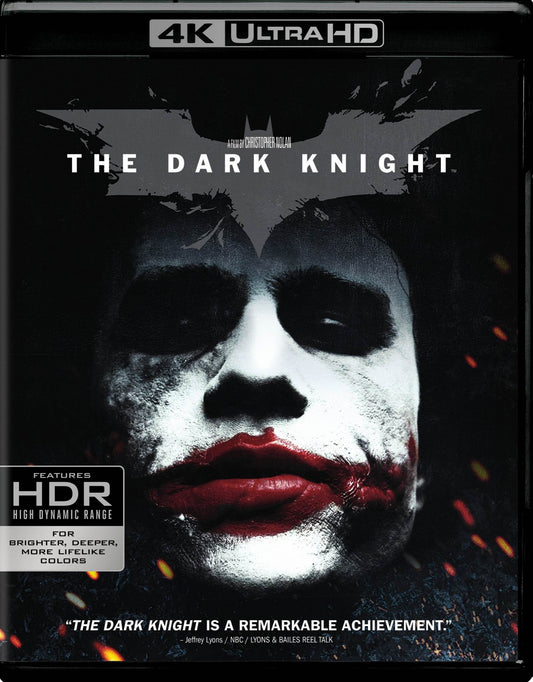 The Dark Knight 4K blu Ray Digital