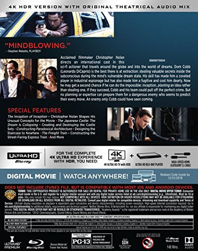 Inception (4K Ultra HD)
