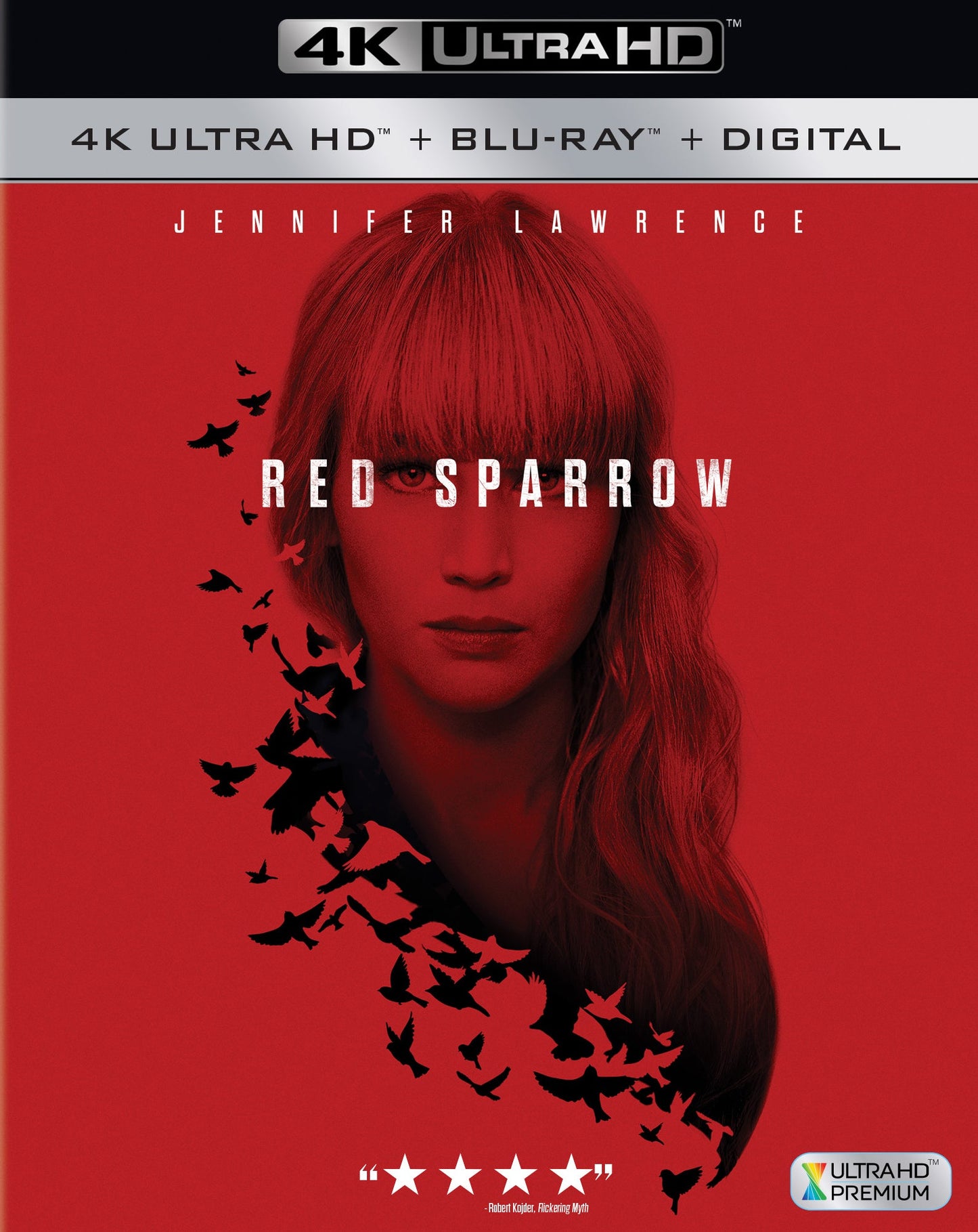 Red Sparrow 4K Blu-ray  Digial