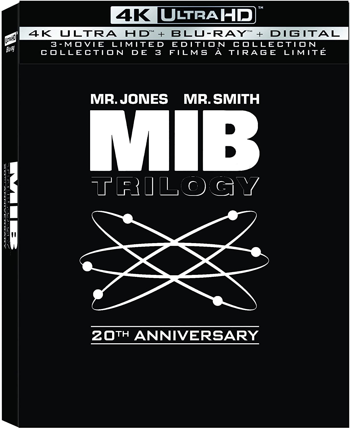 Men In Black Trilogy: 20th Anniversary Edition - 4K UHD + Blu-ray  + Digital