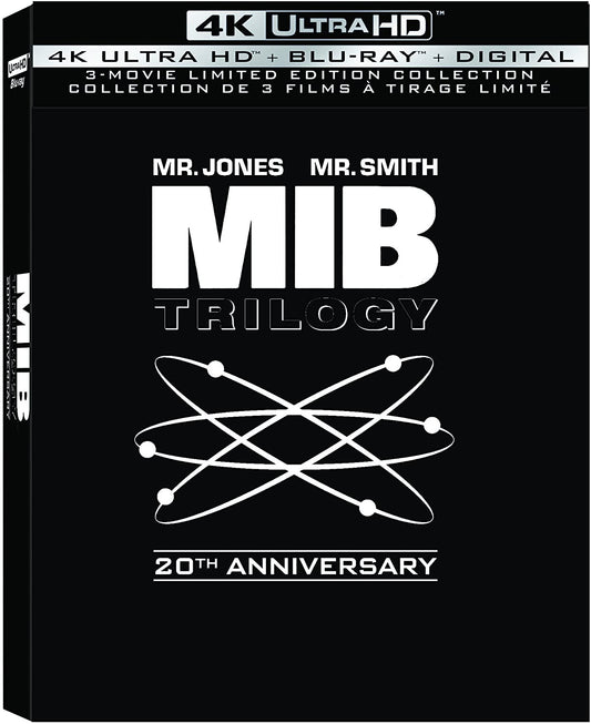Men In Black Trilogy: 20th Anniversary Edition - 4K UHD + Blu-ray  + Digital