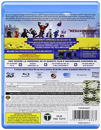 the lego movie (blu-ray 3d + blu-ray)