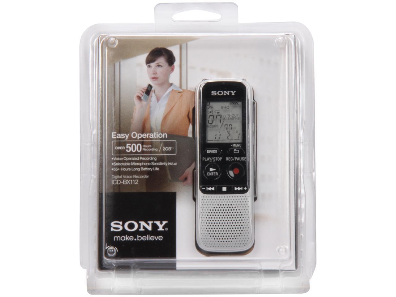 SONY ICD-BX112 Digital Voice Recorder