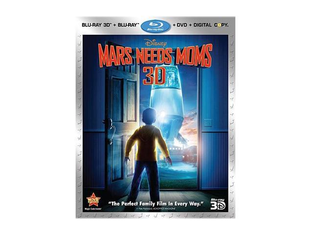  Mars Needs Moms (Four-Disc Blu-ray 3D / Blu-ray / DVD