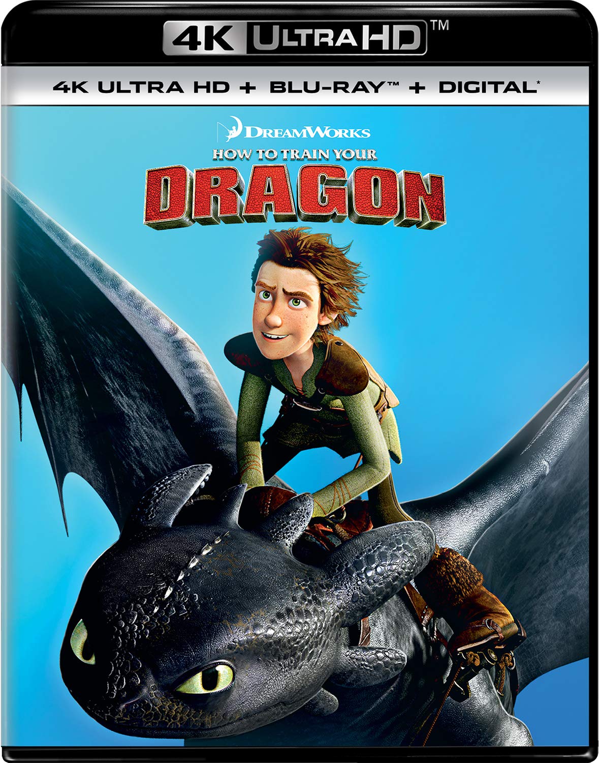 How to Train Your Dragon 4K + blu ray + Digital