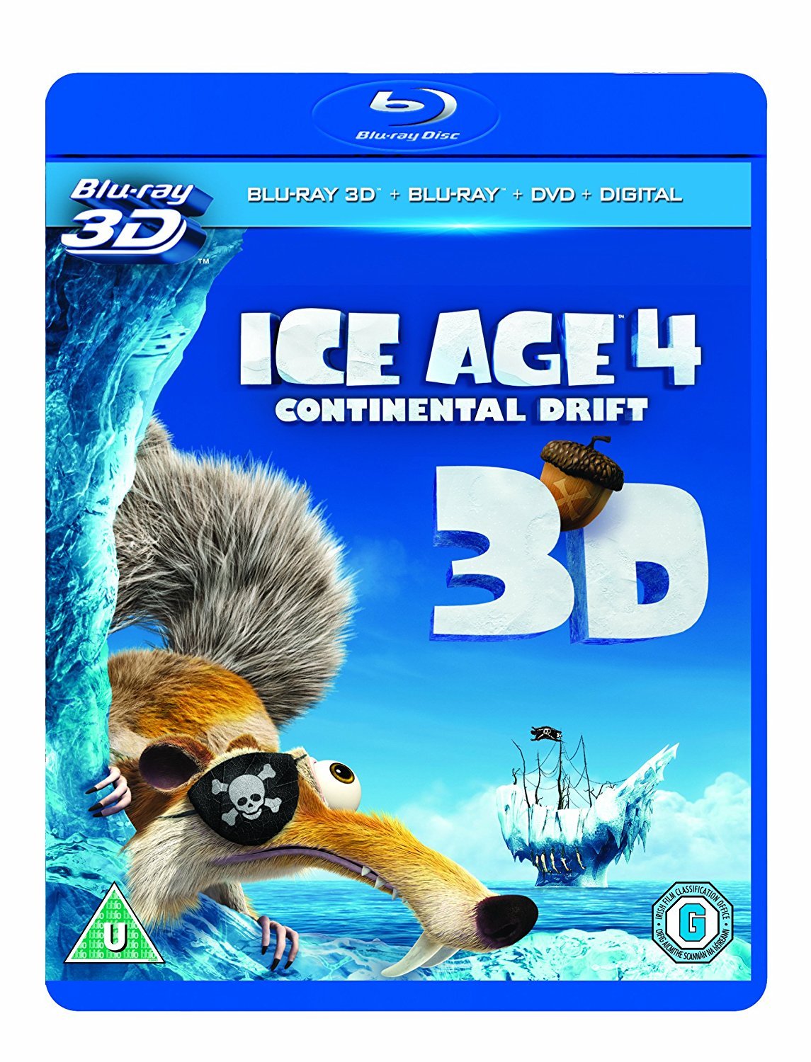Ice Age 4: Continental Drift (Blu-ray 3D + Blu-ray)