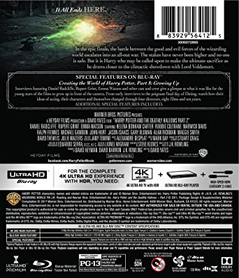 Harry Potter and the Deathly Hallows Part 2  4K Ultra HD + Blu-ray + Digital