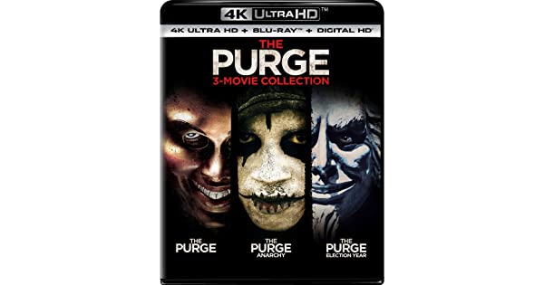The Purge: 3-movie Collection 4K Ultra HD + Blu-Ray + Digital