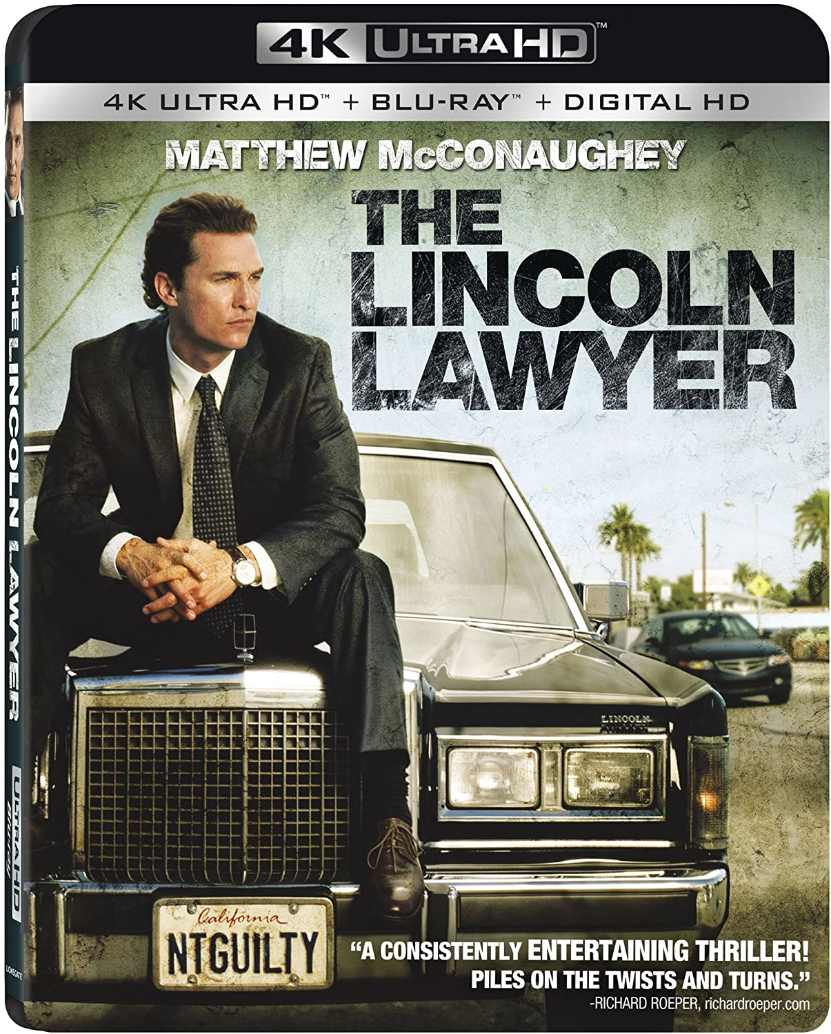 The Lincoln Lawyer 4K Ultra HD  Blu-Ray  Digital HD