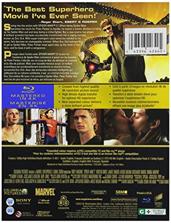 Spider-Man 2 (Mastered in 4k) (Blu-ray)