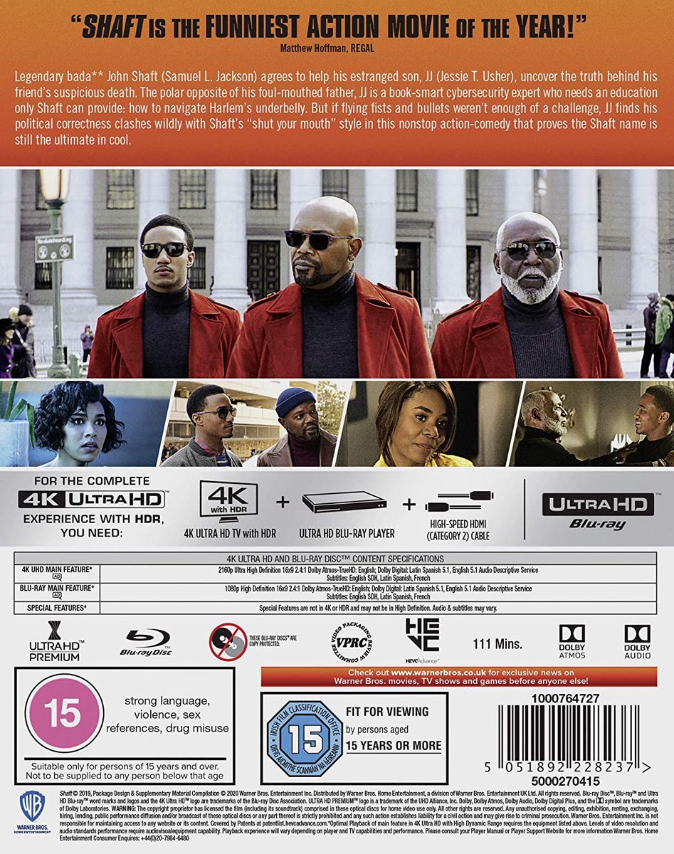Shaft 4k Ultra HD  Blu-Ray  Digital