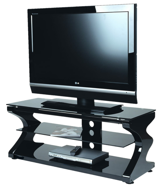 Gecko TV Stand with 10mm Temper Glass Top Shelf