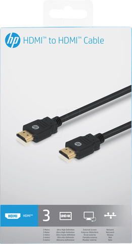 HP HDMI to HDMI Cable BLK 1.5m