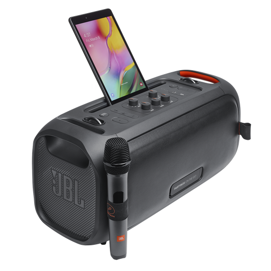 JBL PartyBox On-The-Go Wireless Bluetooth Portable Speaker 100W 2 Mics