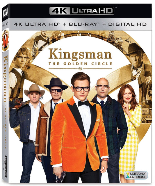 Kingsman: The Golden Circle  Blu-Ray 4K+Blu-Ray+Digital