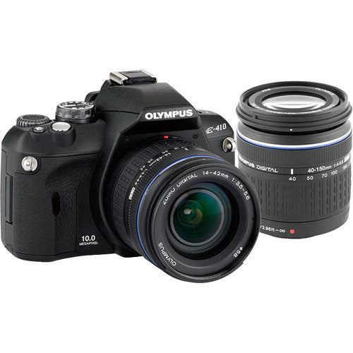 Olympus E410 10MP Digital SLR Camera with 14-42mm  and 40-150mm  Lenses