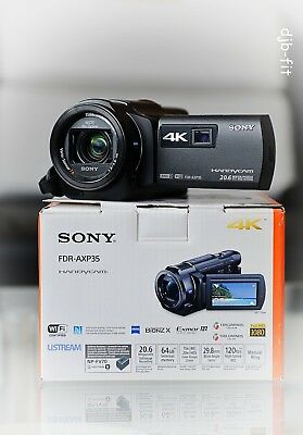 SONY FDR-AXP35 4K 64GB CAMCORDER WITH BUILT-IN PROJECTOR PAL