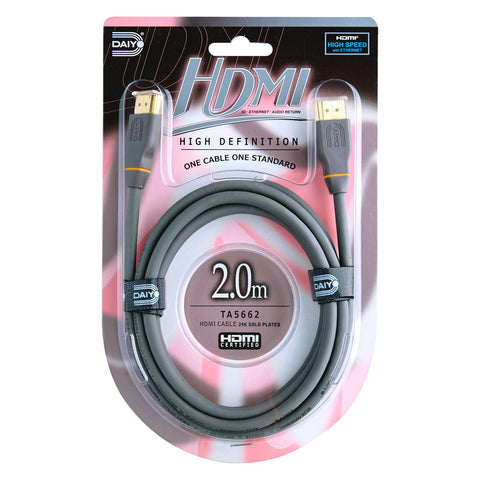 High Definition HDMI 4K Cable with Ethernet 2m