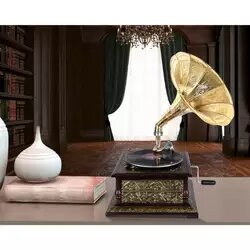 Gramophone Player 78 RPM Phonograph Metal Horn HMV Vintage record player