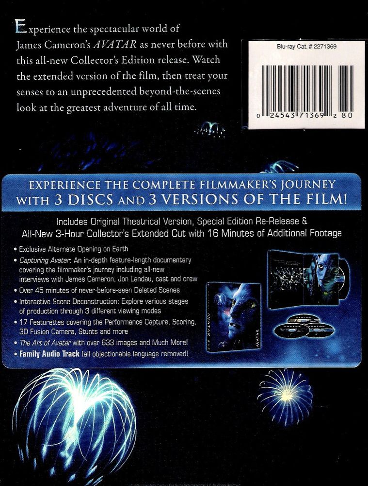Avatar Blu-ray