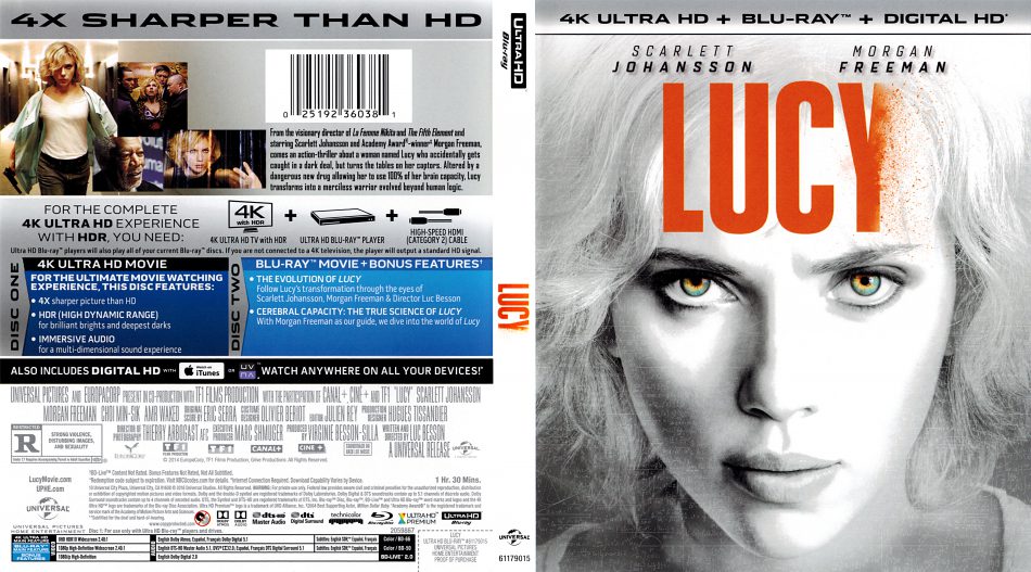 Lucy  4K Ultra HD  + Blu-ray + Digital