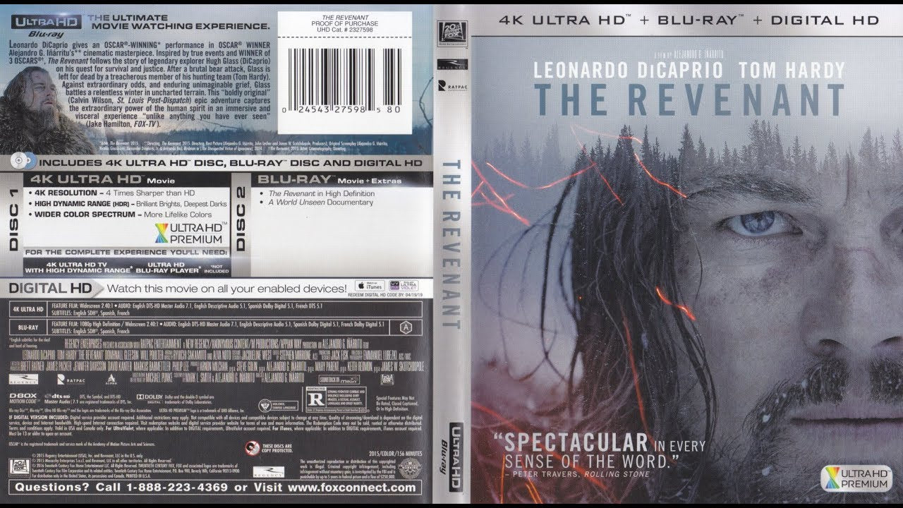 The Revenant 4K Ultra HD Blu-Ray