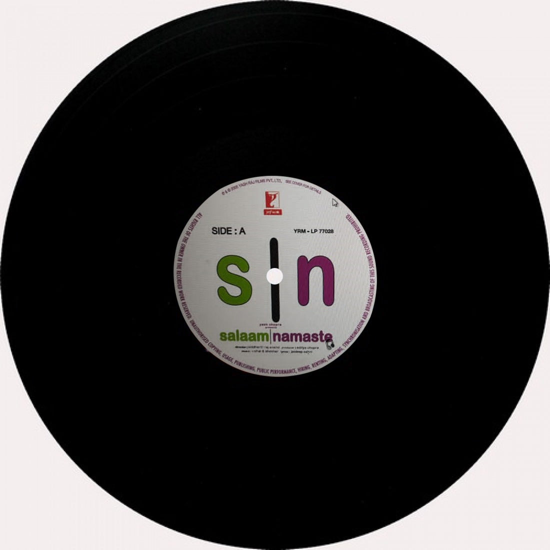 Salaam Namaste LP Record