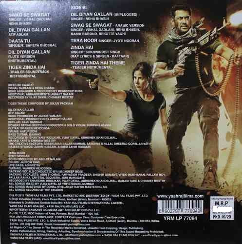 Tiger Zinda Hai ( WHITE COLOUR ) – Lp Record