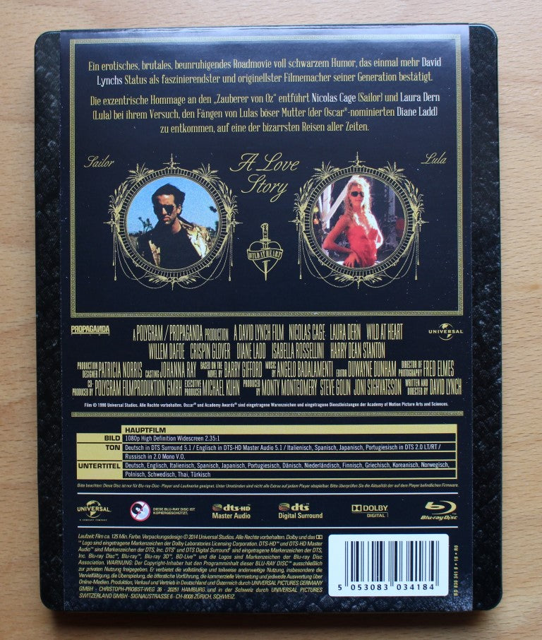 Wild At Heart (1990) (Blu-Ray) (Hong Kong Version)