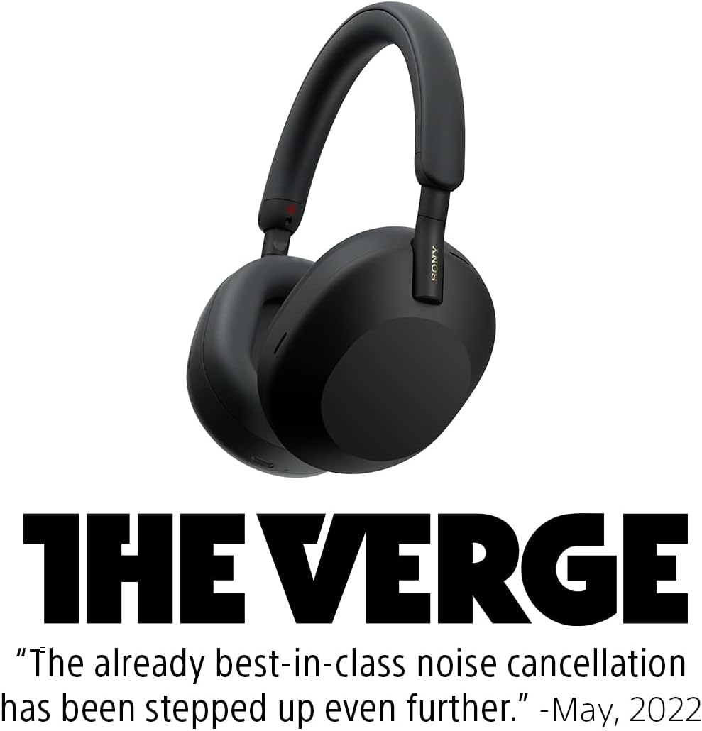 Sony WH-1000XM5 The Best Wireless Noise Canceling Headphones, Auto NC Optimizer