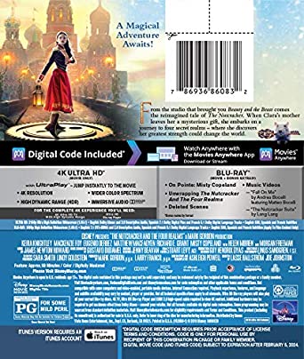 THE NUTCRACKER AND THE FOUR REALMS [Blu-ray] [4K UHD]