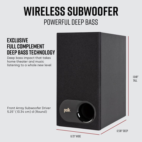Polk Audio Signa S2 Ultra-Slim TV Sound Bar 