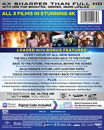 Back To The Future: The Ultimate Trilogy (4K Ultra Hd/Blu-Ray/Digital)