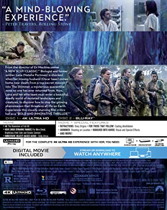 Annihilation (4K UHD + Blu-ray + Digital)