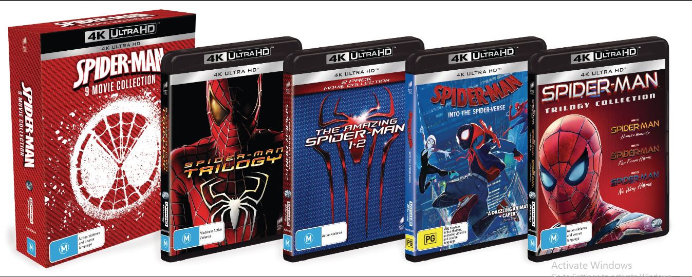 Spider-Man 9-Movie Collection (4K Box Sets)