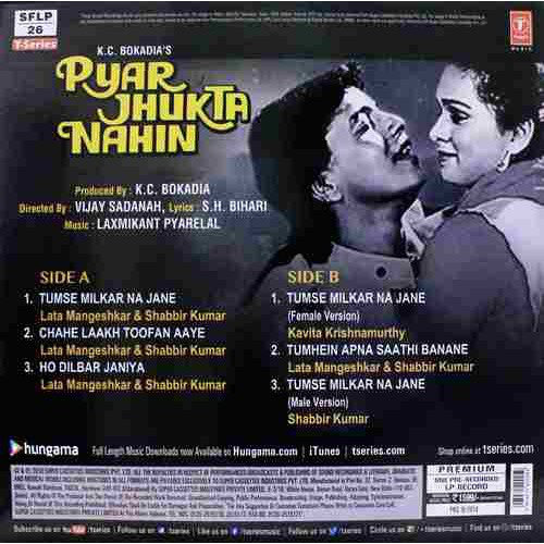 Pyar Jhukta Nahin – Lp Record