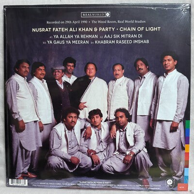 Nusrat Fateh Ali Khan and Party Chain of Light LP Vinyl Record